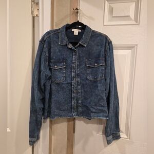 Denim Button-Up Jacket